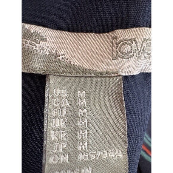 LOVE 21 Womens Size Medium Black Abstract Aztec Print Sleeveless Lined Dress - Picture 7 of 8